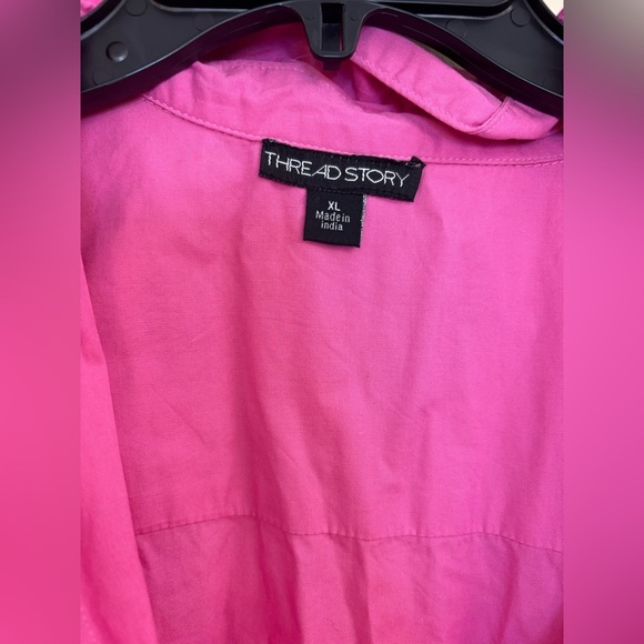 Hot Pink Thread Story Dress, size xl - Picture 2 of 4